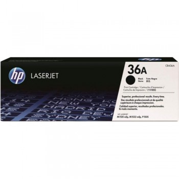 HP 36A Black LaserJet Toner Cartridge (CB436A)