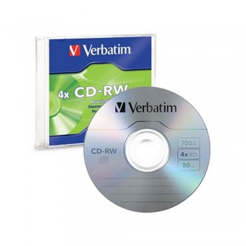 Verbatim CD-RW 700mb 80min with Casing