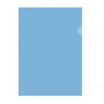 L Shape Transparent (Blue) Document Holder File A4 Size