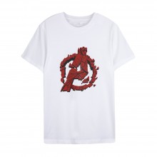 Avengers: Endgame Series Logo Tee (White, Size XL)