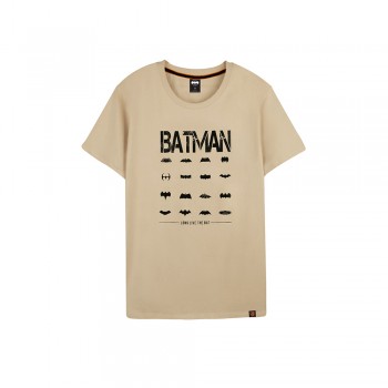 Batman Series: Batman Logo Tee (Khaki, Size XXL)