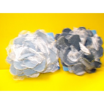 STEEL COTTON POLYESTER CORSAGE 