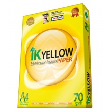 IK YELLOW Paper 70gsm - A4 size - 1 ream - 450 sheets